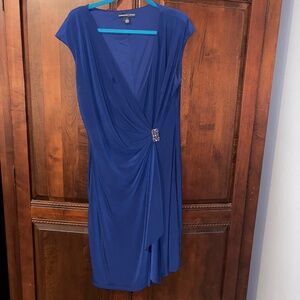 American living blue party dress rhinestone accent 16